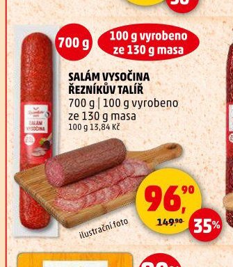 SALÁM VYSOČINA ŘEZNÍKŮV TALÍŘ