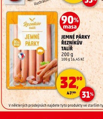 JEMNÉ PÁRKY ŘEZNÍKŮV TALÍŘ