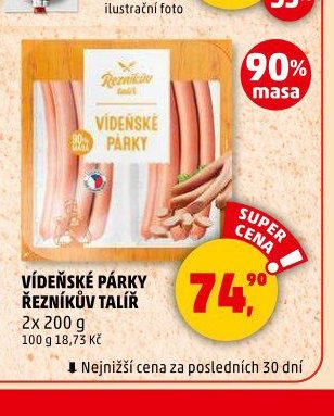 VÍDEŇSKÉ PÁRKY ŘEZNÍKŮV TALÍŘ
