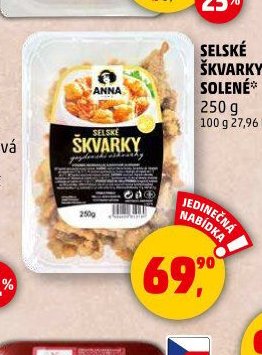 Selské škvarky solené - Penny Market akcniletaky.com