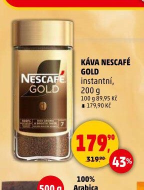 KÁVA NESCAFÉ GOLD instantní
