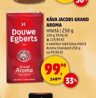 KÁVA JACOBS GRAND AROMA mletá