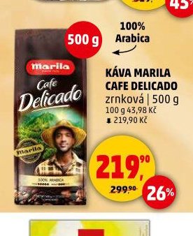 KÁVA MARILA CAFE DELICADO zrnková