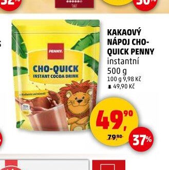 KAKAOVÝ NÁPOJ CHO-QUICK PENNY instantní