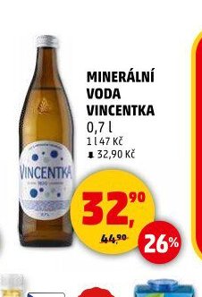 Minerální voda Vincentka