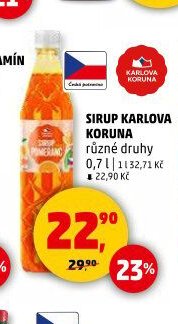 Sirup Karlova Koruna