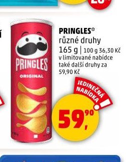 PRINGLES různé druhy