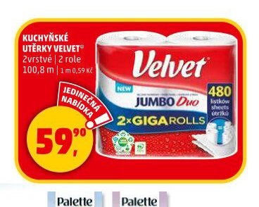 Kuchyňské utěrky Velvet