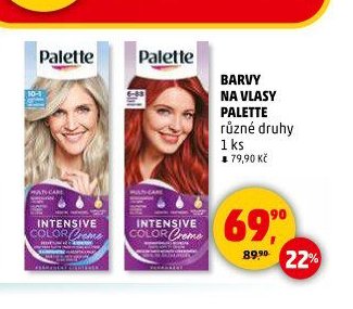 Barvy na vlasy Palette