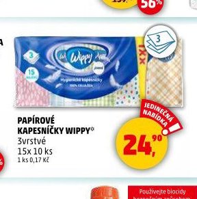 Papírové kapesníčky Wippy