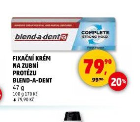 Fixační krém na zubní protézu Blend-a-dent