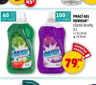 Prací gel Merkur