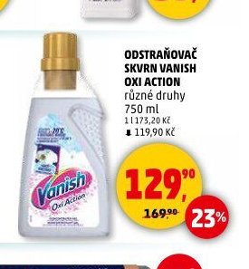 Odstraňovač skvrn Vanish Oxi Action