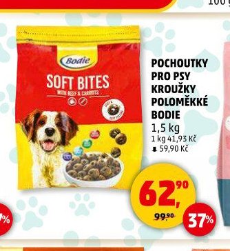 POCHOUTKY PRO PSY KROUŽKY POLOMĚKKÉ BODIE