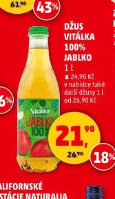 DŽUS VÍTALKA JABLKO