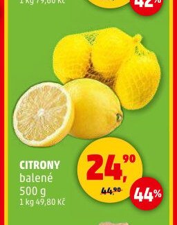 CITRONY balené