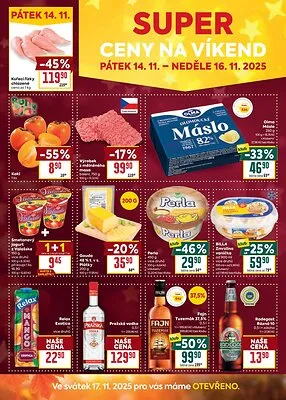 akční leták BILLA 12.11.2025-18.11.2025