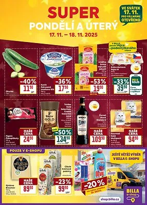 akční leták BILLA 12.11.2025-18.11.2025