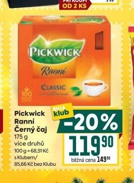 Pickwick Ranní Černý čaj
