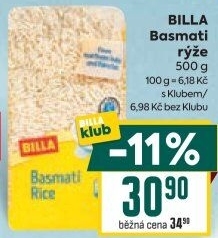 Rýže basmati Billa