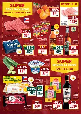 akční leták BILLA 12.11.2025-18.11.2025