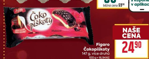 Čokopiškoty Figaro