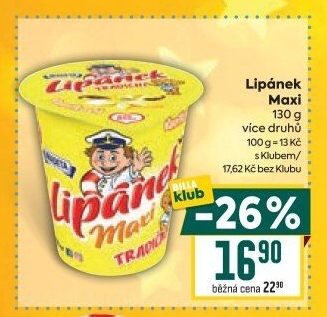 Dezert Lipánek Madeta