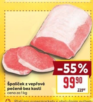Špalíček z vepřové pečeně bez kosti