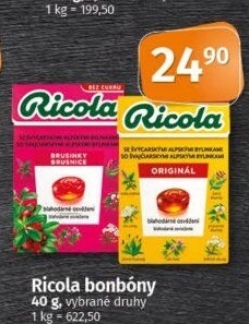Bylinné bonbony Ricola