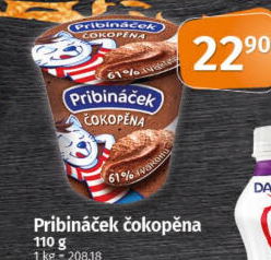 Čokopěna Pribináček