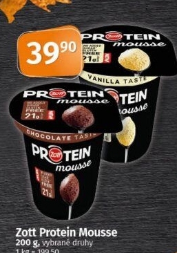 Dezert pěna Mousse protein Zott