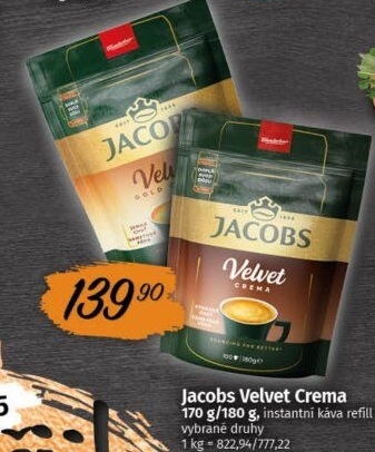 Instantní káva Jacobs Velvet Crema