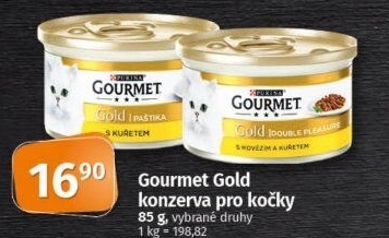 Konzerva pro kočky Gold Gourmet Purina