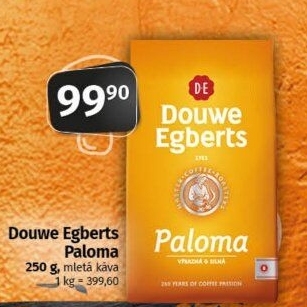 Mletá káva Paloma Douwe Egberts