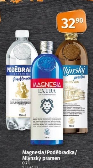 Přírodní voda Magnesia Mlýnský pramen