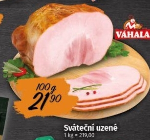 Sváteční maso uzené Váhala