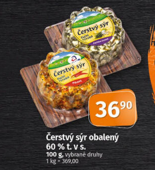 Sýr čerstvý v koření Kromilk