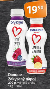 Zakysaný nápoj Danone