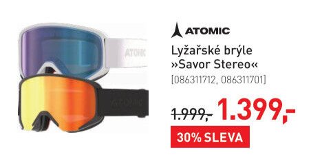 Lyžařské brýle »Savor Stereo«