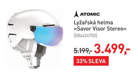Lyžařská helma »Savor Visor Stereo«
