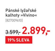 Pánské lyžařské kalhoty »Vivino«
