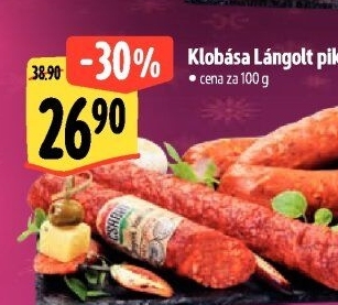 Klobása pikantní Langolt Csabahús