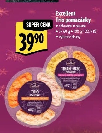 Pomazánka Trio Albert Excellent