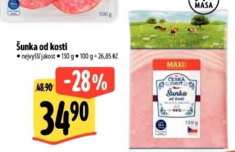 Šunka od kosti nejvyšší jakosti Česká chuť