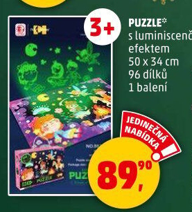 Puzzle svítící