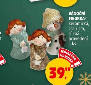 Vánoční dekorační figurka