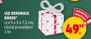 Vánoční svítící LED dekorace