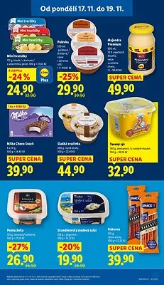 akční leták Lidl 17.11.2025-19.11.2025