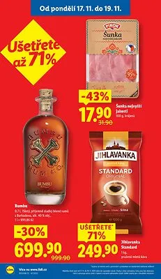 akční leták Lidl 17.11.2025-19.11.2025