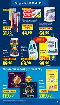 akční leták Lidl 17.11.2025-19.11.2025